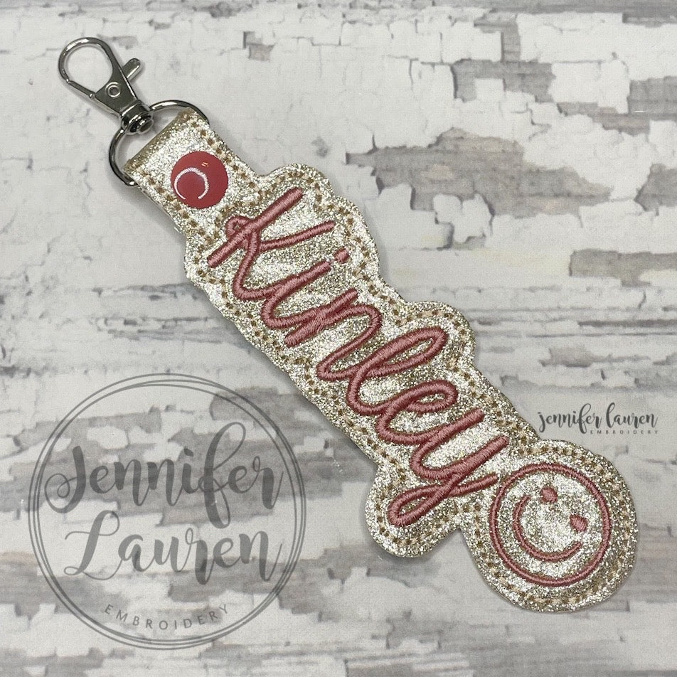 Outlined name tag + mini design - custom