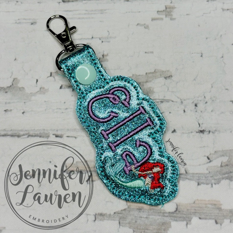 Outlined name tag + mini design - custom