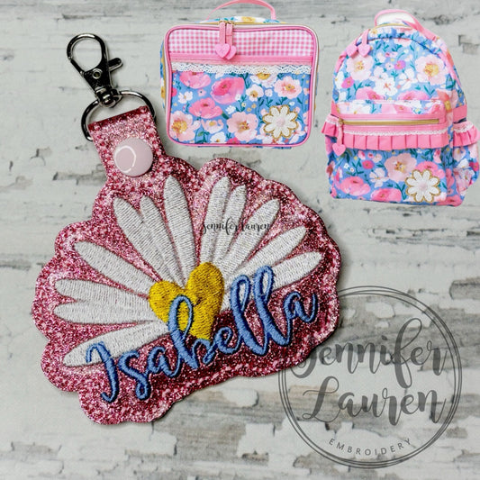 Daisy name tag M2M L&G whimsical garden