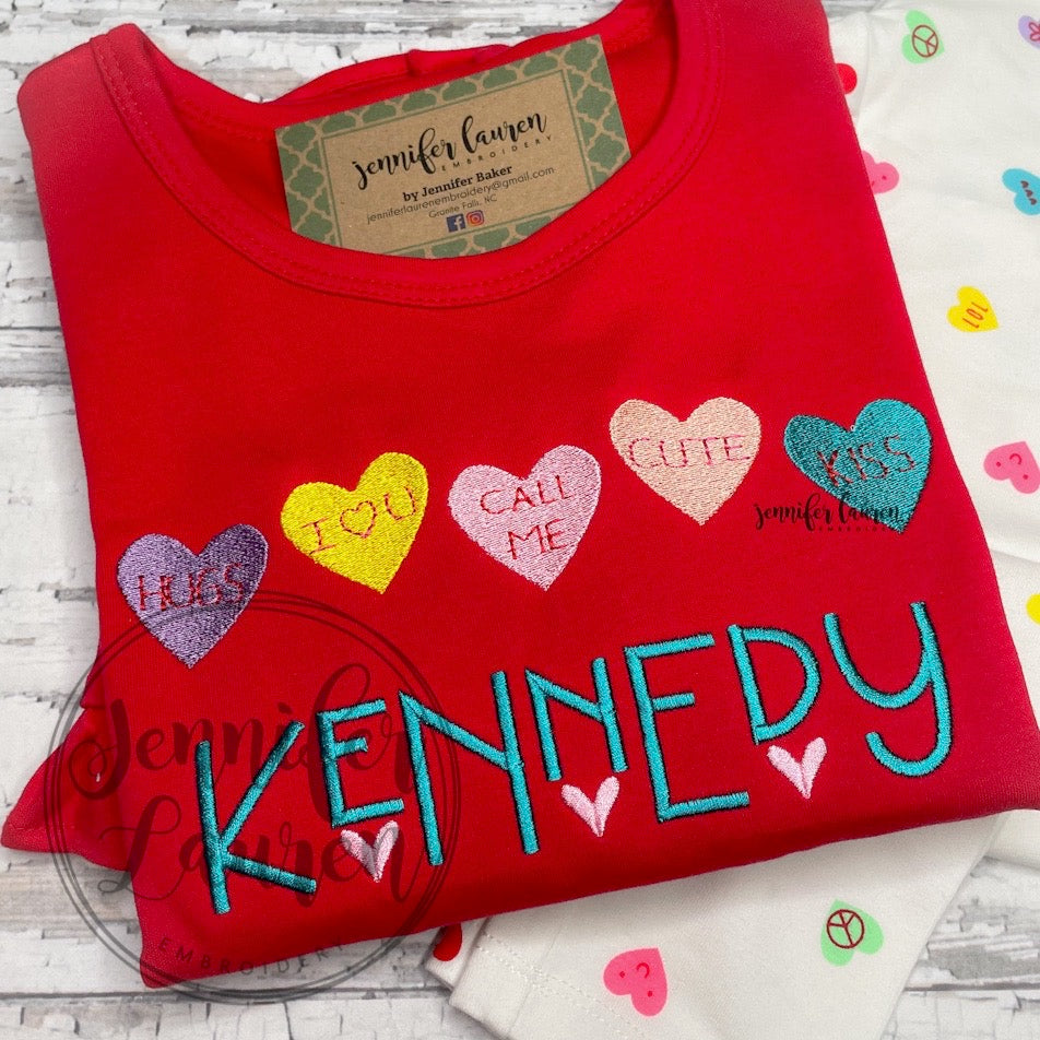 Heart candy shirt/sweatshirt