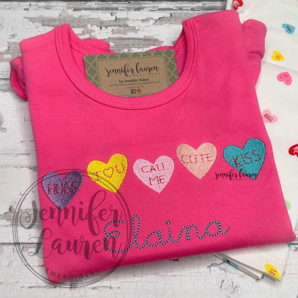 Heart candy shirt/sweatshirt