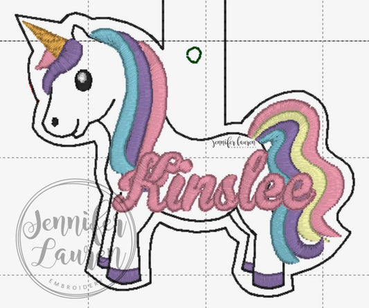 Unicorn name tag M2M L&G mystical unicorn