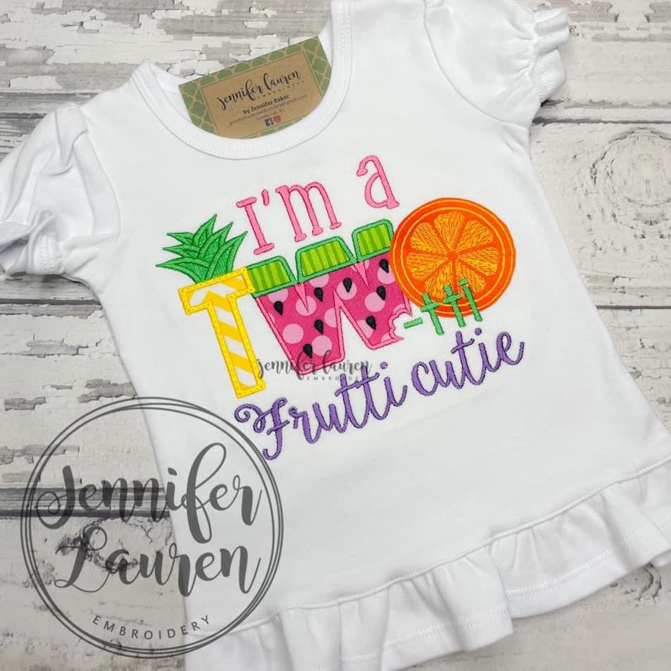 Twotti frutti cutie fruit Birthday shirt