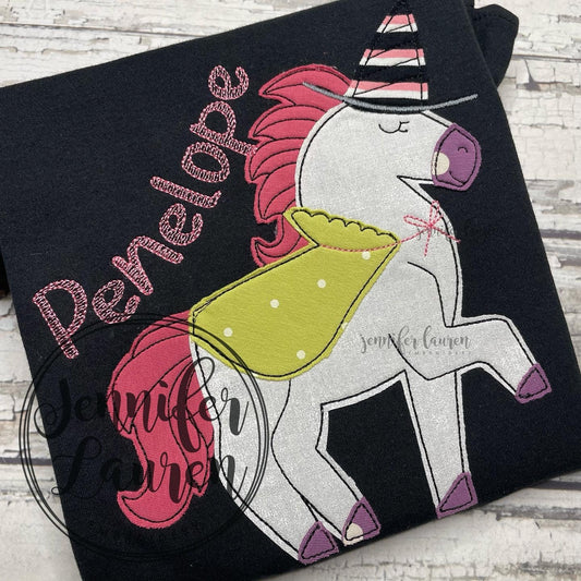 Halloween witch unicorn shirt