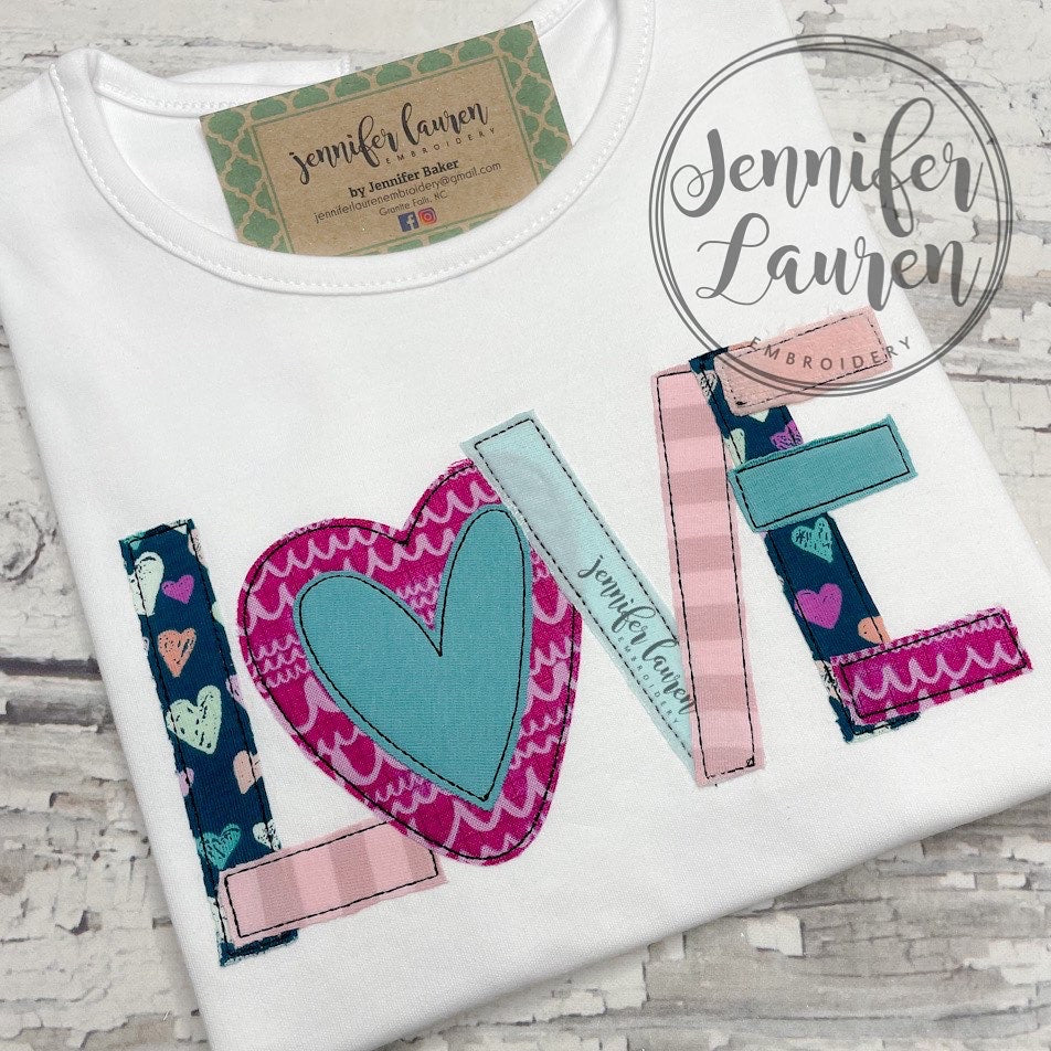 LOVE Washi tape shirt M2M MJ