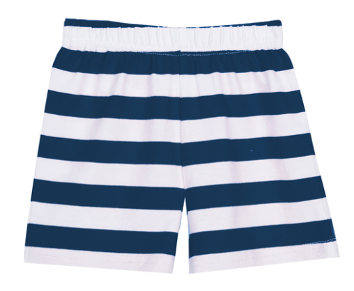 Stripe unisex shorts