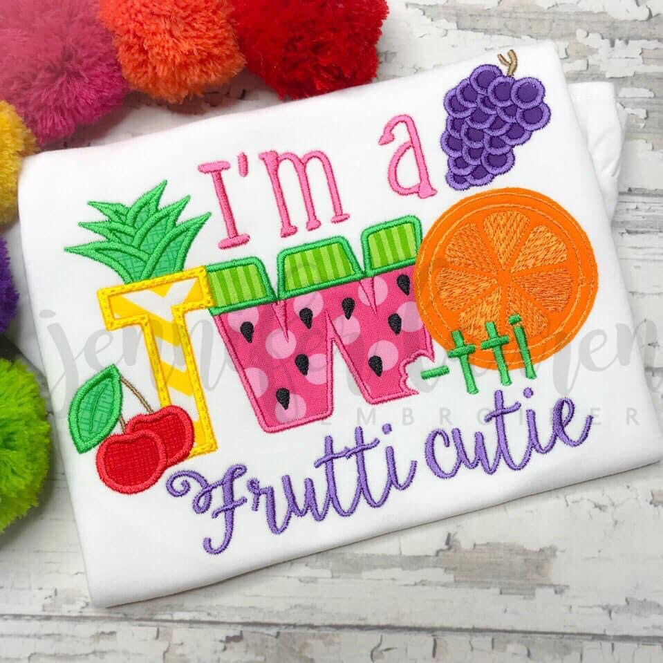 Twotti frutti cutie fruit Birthday shirt