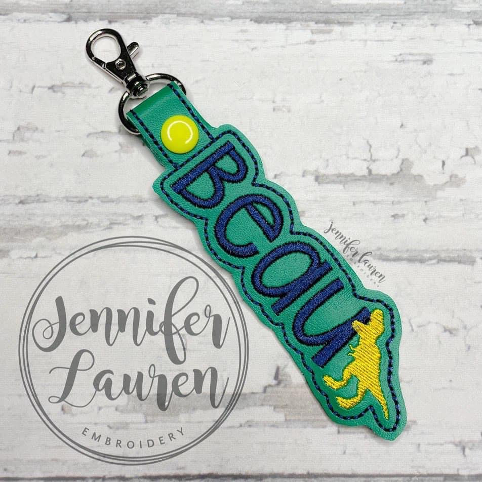 Outlined name tag + mini design - custom