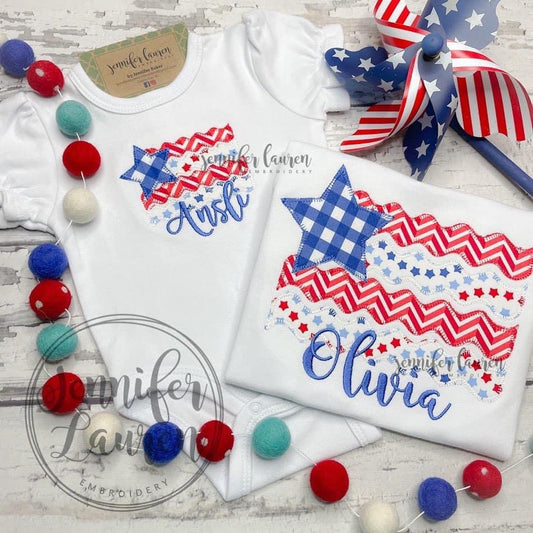 Patriotic USA flag shirt