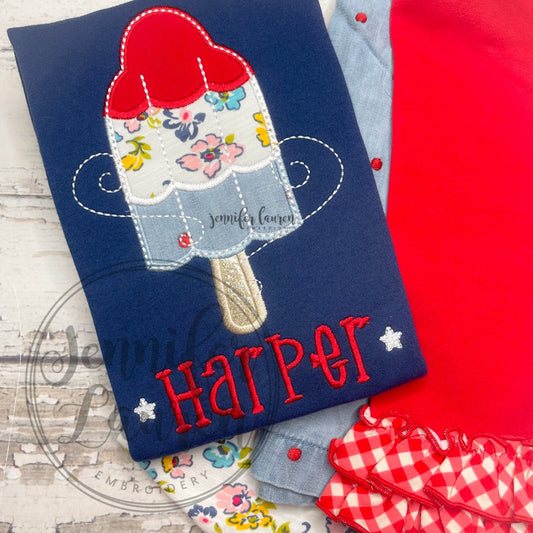 Patriotic popsicle shirt M2M MJ