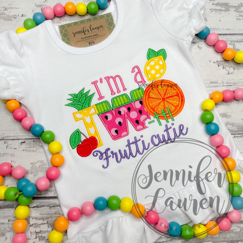 Twotti frutti cutie fruit Birthday shirt