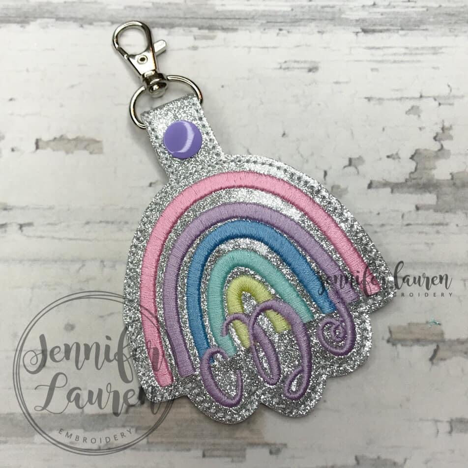 Rainbow name tag - custom