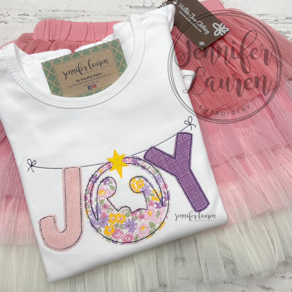 JOY nativity shirt M2M MJ