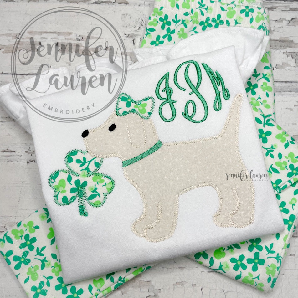 Dog shamrock shirt